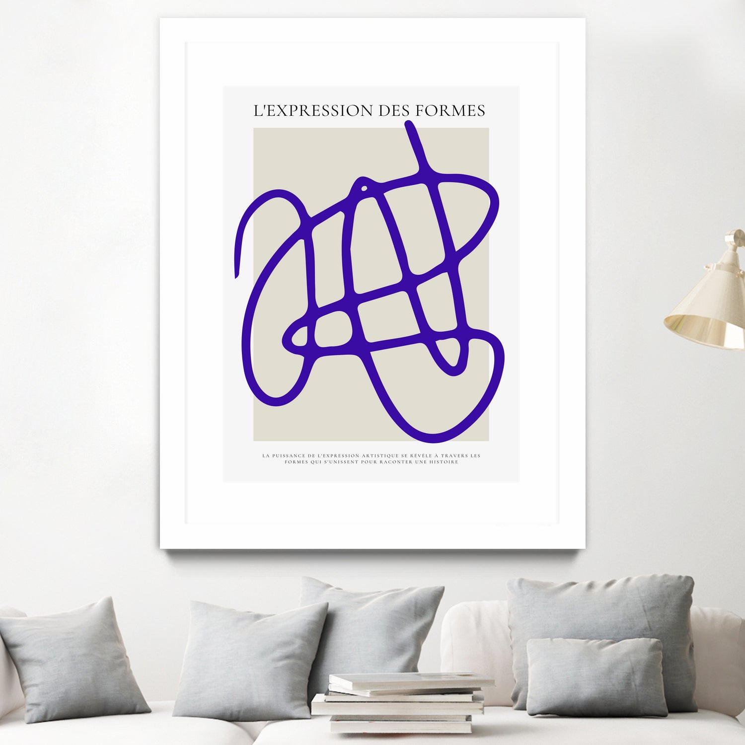 SIGNATURE ABSTRAITE by RS LAB STUDIO on GIANT ART - line art bicycle