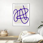 SIGNATURE ABSTRAITE by RS LAB STUDIO on GIANT ART - line art bicycle