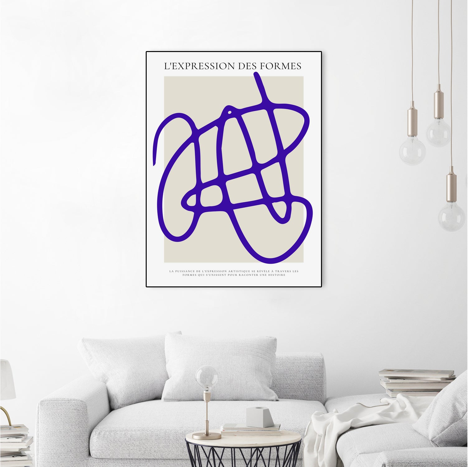 SIGNATURE ABSTRAITE by RS LAB STUDIO on GIANT ART - line art bicycle