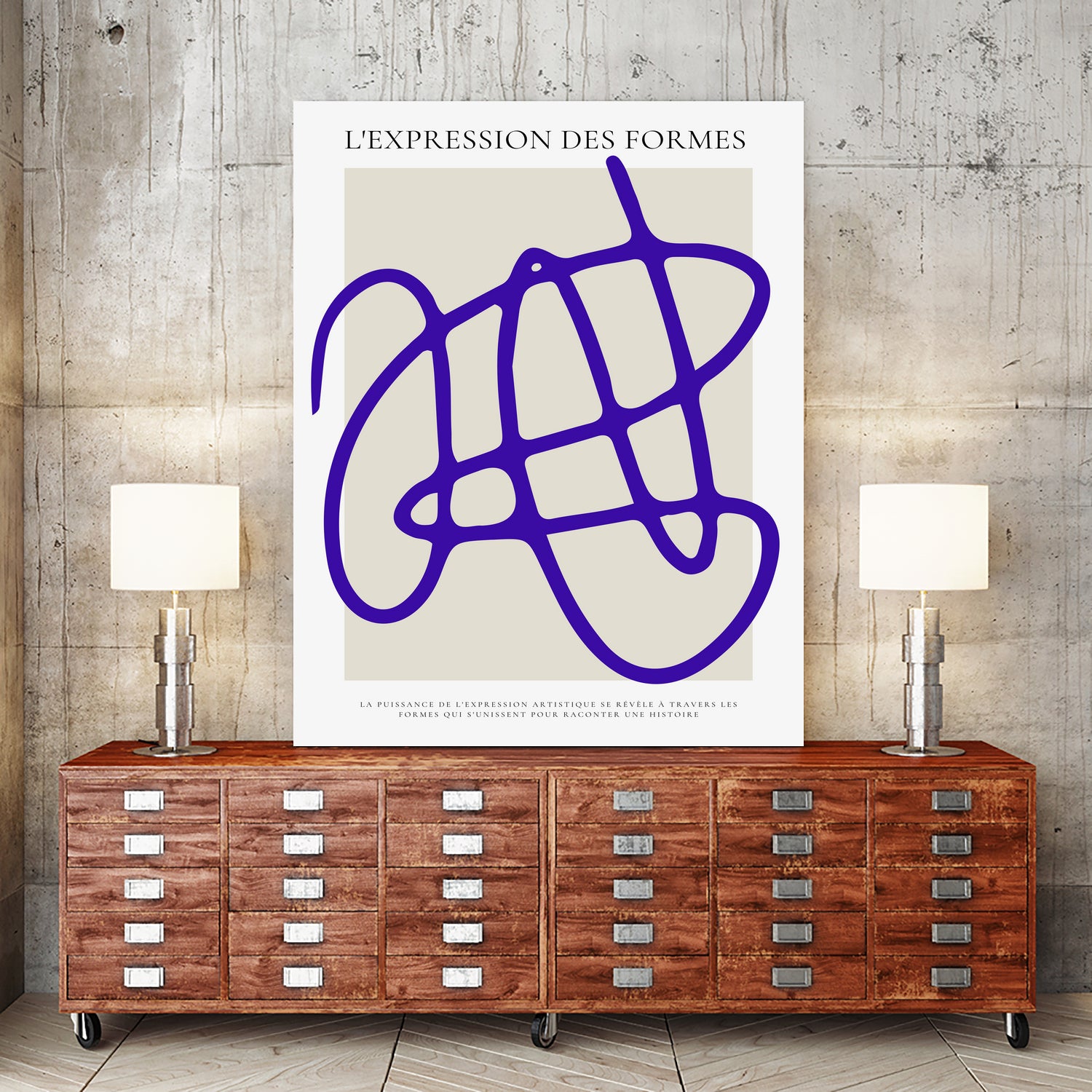 SIGNATURE ABSTRAITE by RS LAB STUDIO on GIANT ART - line art bicycle