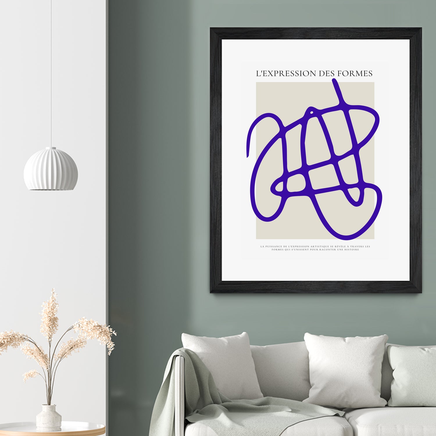 SIGNATURE ABSTRAITE by RS LAB STUDIO on GIANT ART - line art bicycle