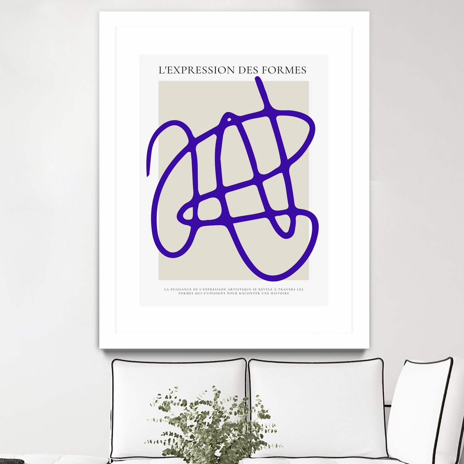 SIGNATURE ABSTRAITE by RS LAB STUDIO on GIANT ART - line art bicycle