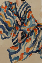 Flowing Kimono Patterns by THE MIUUS STUDIO on GIANT ART - 7200 illustration