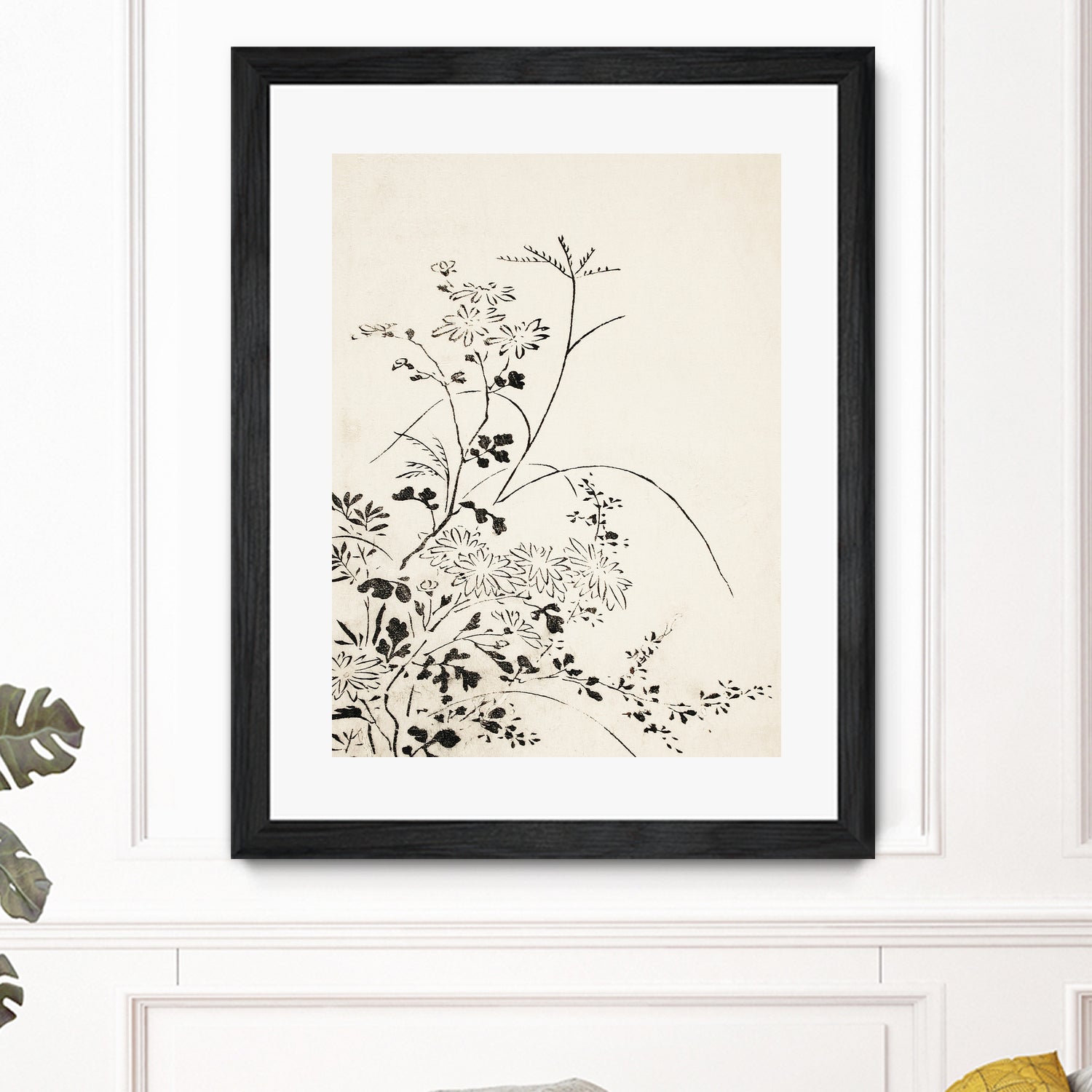 Autumn Flowers and Grasses (1762) by Miyazaki Yuzen on GIANT ART - illustration drawing