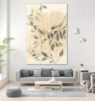 Colour Washed Leaves No1 by cartissi on GIANT ART - leaves flowers and plants leaves