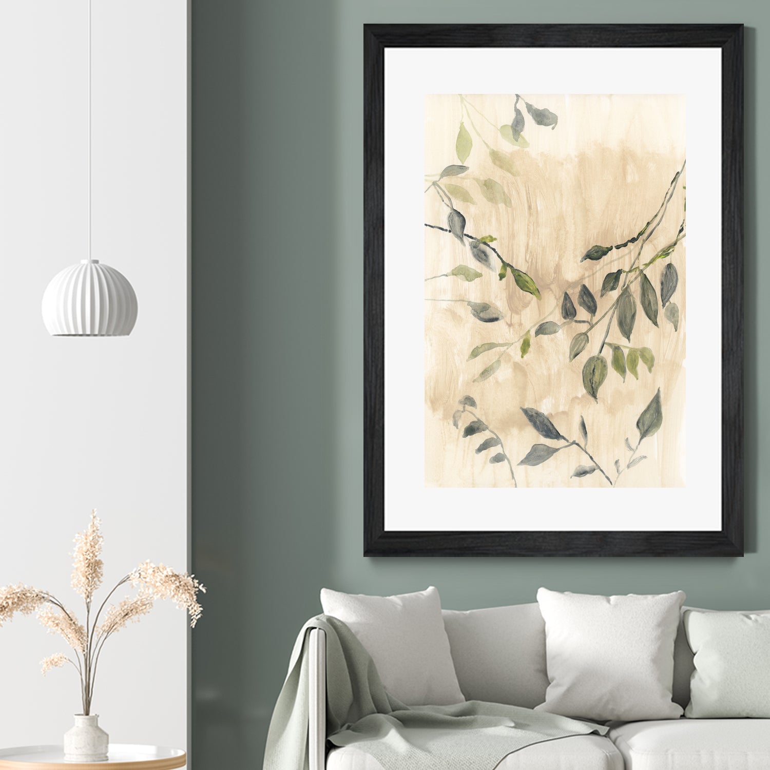 Colour Washed Leaves No1 by cartissi on GIANT ART - leaves flowers and plants leaves