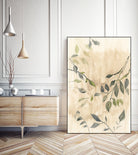 Colour Washed Leaves No1 by cartissi on GIANT ART - leaves flowers and plants leaves