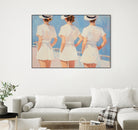 Retro Three Sailors by Melloi Art Prints on GIANT ART - woman paintings woman