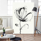 Petal Sketch Essence by Santhosh ch on GIANT ART - flowers and plants minimalist flower illustration