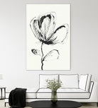 Petal Sketch Essence by Santhosh ch on GIANT ART - flowers and plants minimalist flower illustration