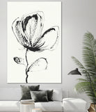 Petal Sketch Essence by Santhosh ch on GIANT ART - flowers and plants minimalist flower illustration