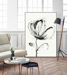 Petal Sketch Essence by Santhosh ch on GIANT ART - flowers and plants minimalist flower illustration