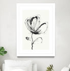 Petal Sketch Essence by Santhosh ch on GIANT ART - flowers and plants minimalist flower illustration