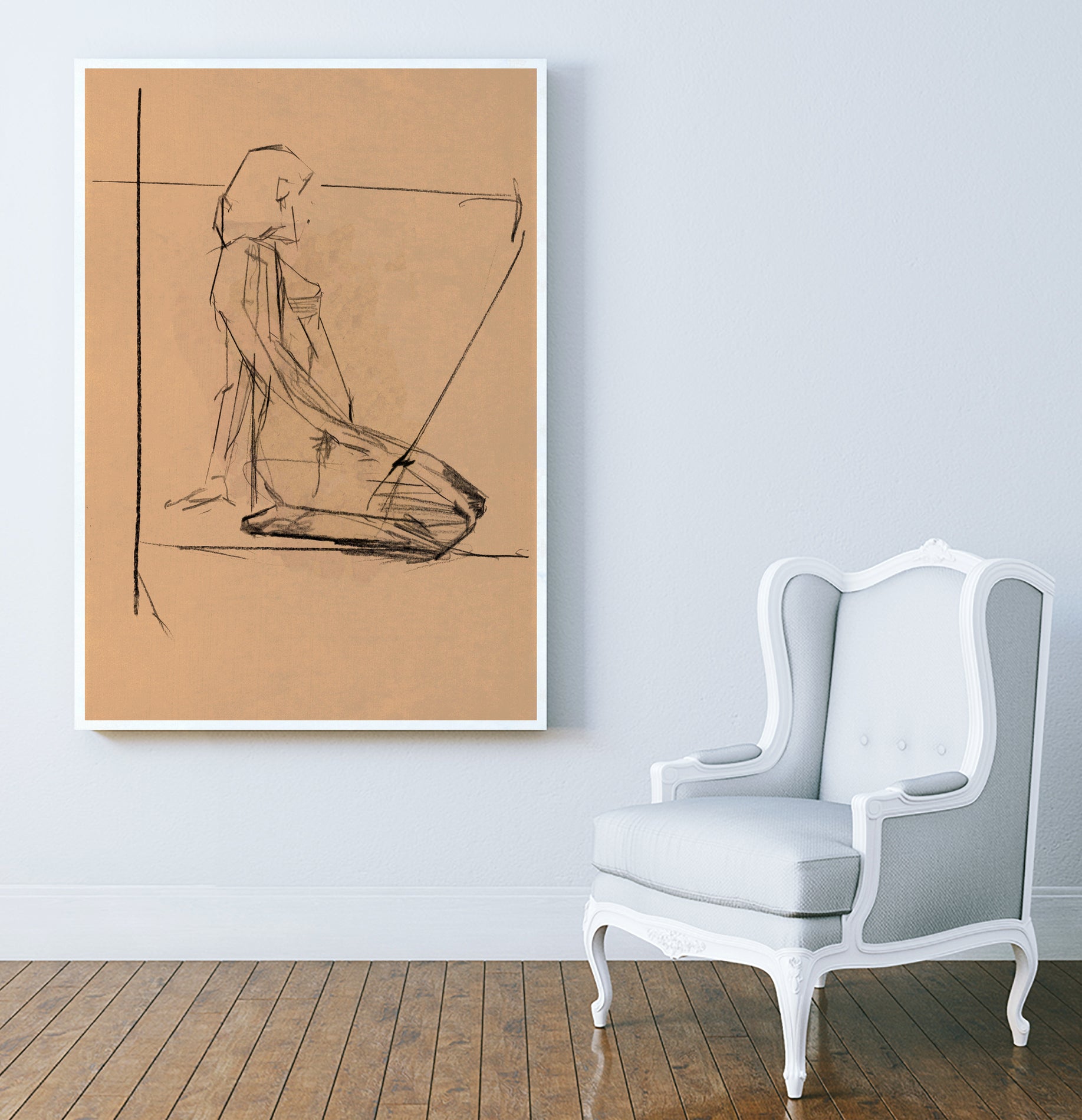 EI¬Åtude FeI¬Åminine No.5 by cartissi on GIANT ART - 7200 illustration