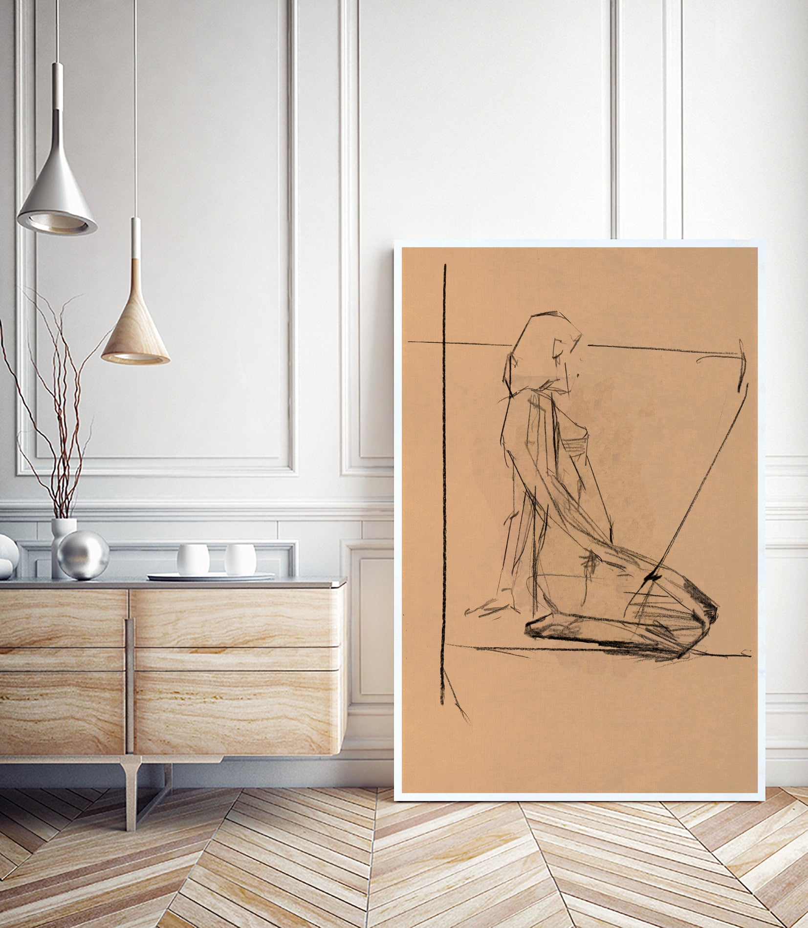 EI¬Åtude FeI¬Åminine No.5 by cartissi on GIANT ART - 7200 illustration