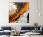Fiery Marble Flow by Alpenglow Workshop on GIANT ART - abstract art abstract abstract art