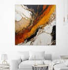 Fiery Marble Flow by Alpenglow Workshop on GIANT ART - abstract art abstract abstract art