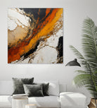 Fiery Marble Flow by Alpenglow Workshop on GIANT ART - abstract art abstract abstract art