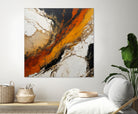 Fiery Marble Flow by Alpenglow Workshop on GIANT ART - abstract art abstract abstract art