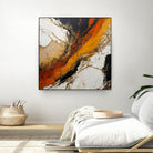 Fiery Marble Flow by Alpenglow Workshop on GIANT ART - abstract art abstract abstract art