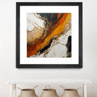 Fiery Marble Flow by Alpenglow Workshop on GIANT ART - abstract art abstract abstract art