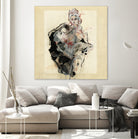 Dynamic Figure Captured by Ute Rathmann on GIANT ART - figurative sketch