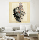 Dynamic Figure Captured by Ute Rathmann on GIANT ART - figurative sketch