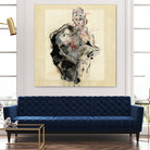 Dynamic Figure Captured by Ute Rathmann on GIANT ART - figurative sketch