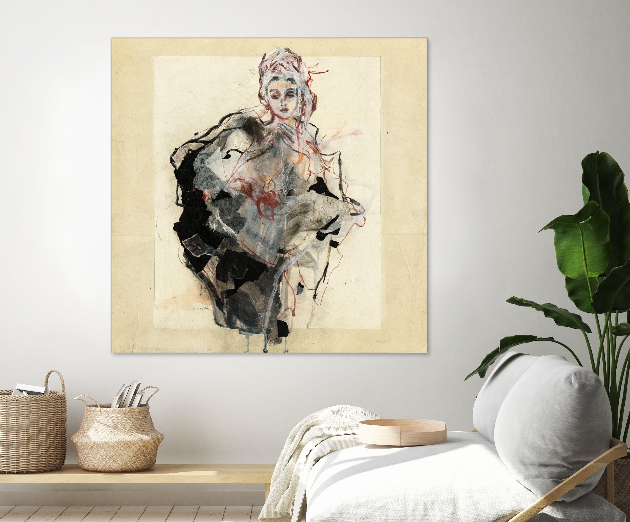 Dynamic Figure Captured by Ute Rathmann on GIANT ART - figurative sketch