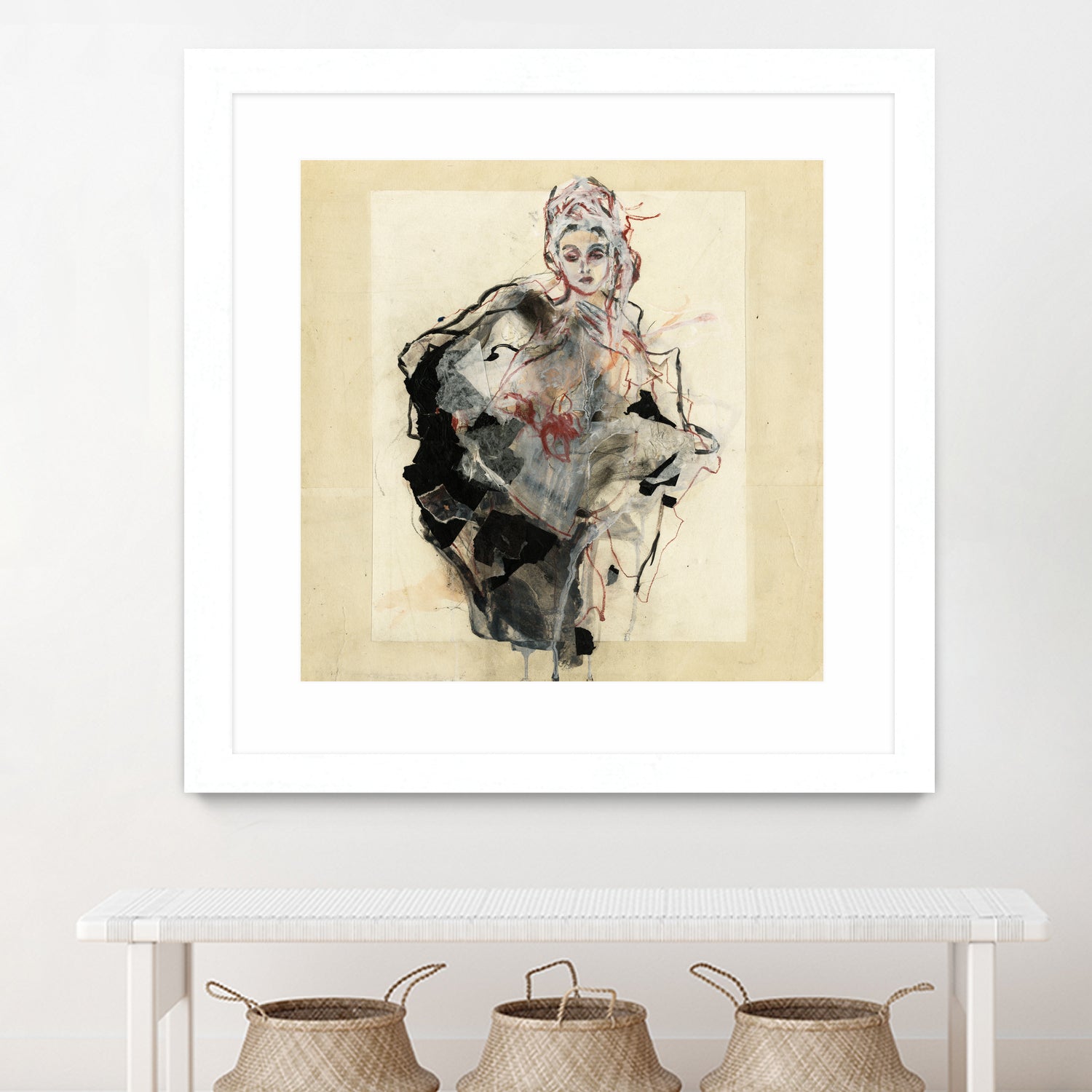 Dynamic Figure Captured by Ute Rathmann on GIANT ART - figurative sketch