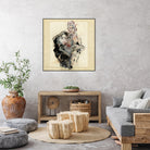 Dynamic Figure Captured by Ute Rathmann on GIANT ART - figurative sketch