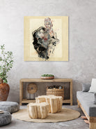 Dynamic Figure Captured by Ute Rathmann on GIANT ART - figurative sketch