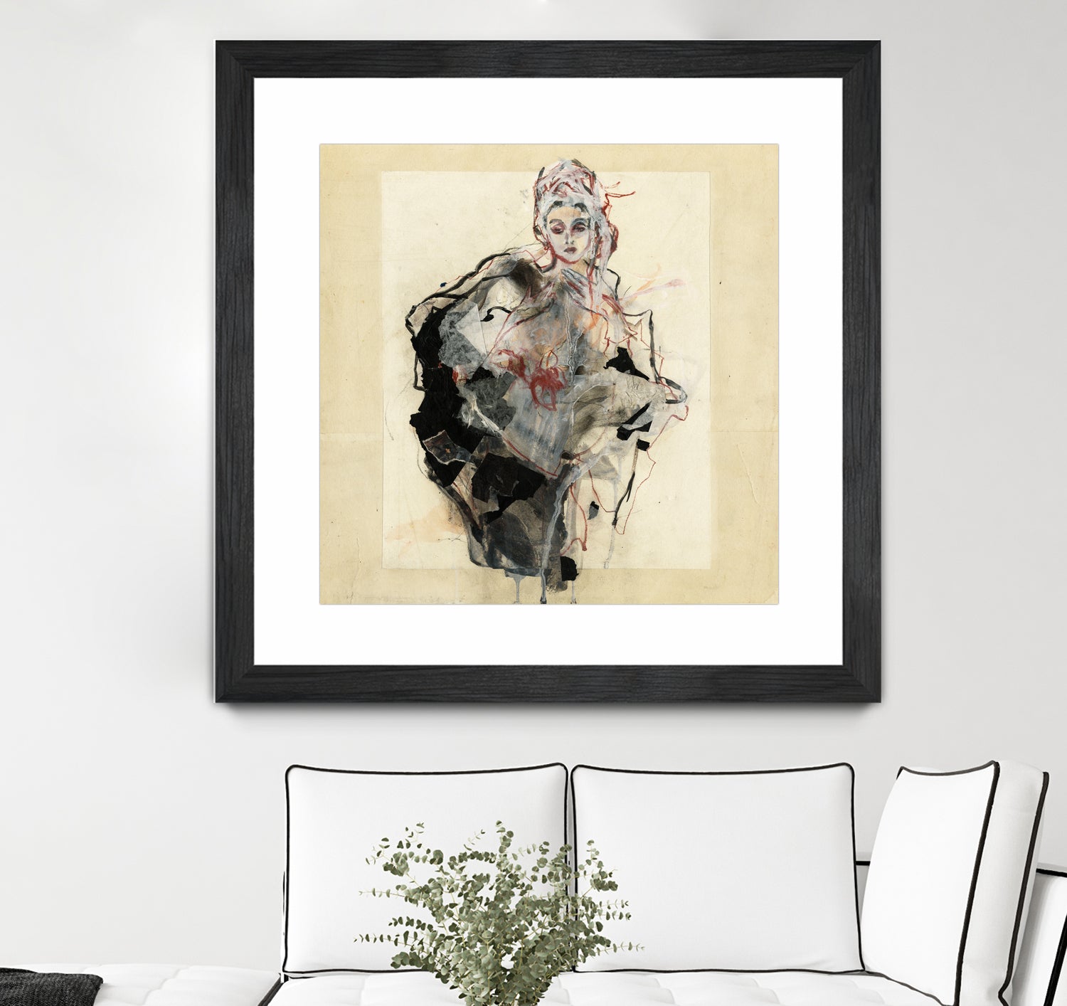 Dynamic Figure Captured by Ute Rathmann on GIANT ART - figurative sketch
