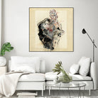 Dynamic Figure Captured by Ute Rathmann on GIANT ART - figurative sketch