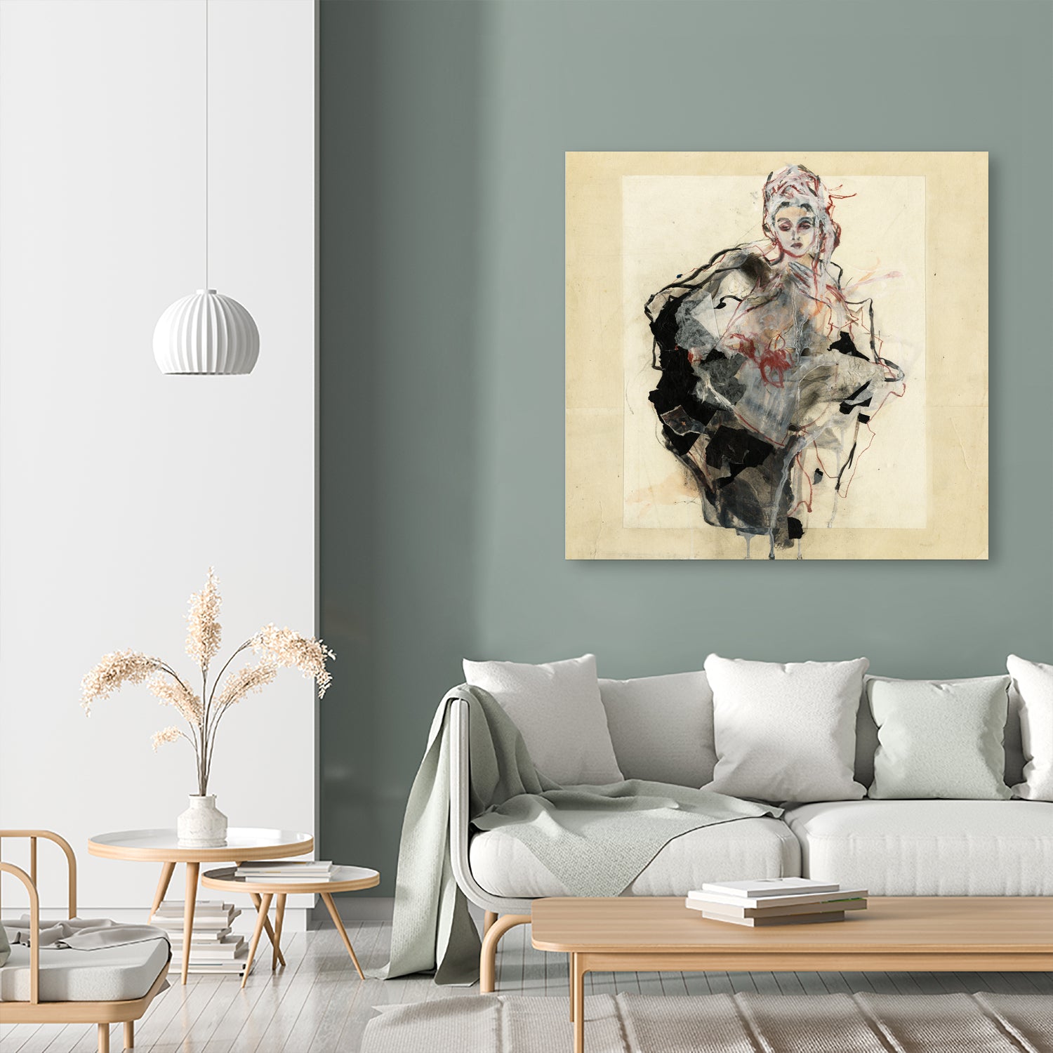 Dynamic Figure Captured by Ute Rathmann on GIANT ART - figurative sketch