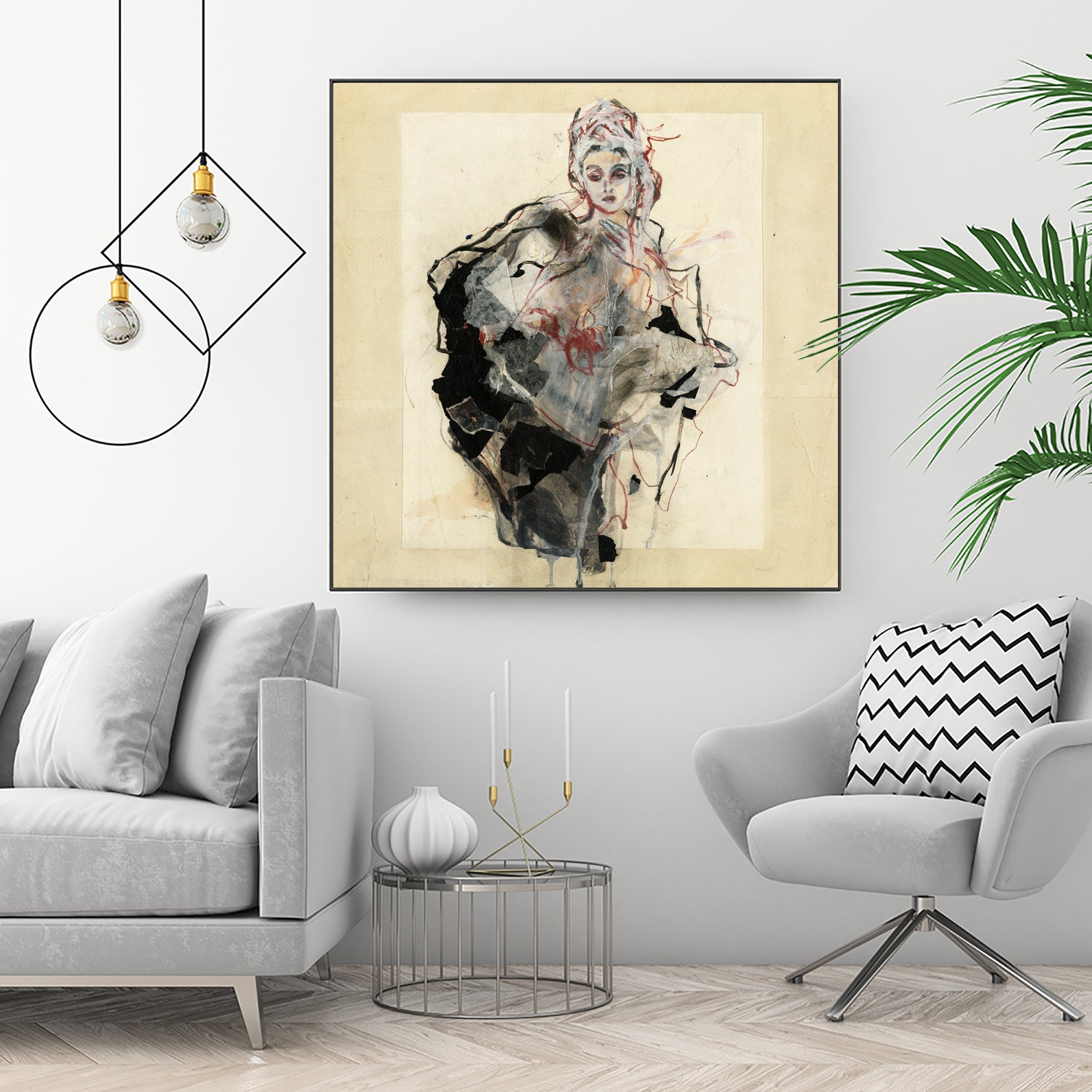 Dynamic Figure Captured by Ute Rathmann on GIANT ART - figurative sketch