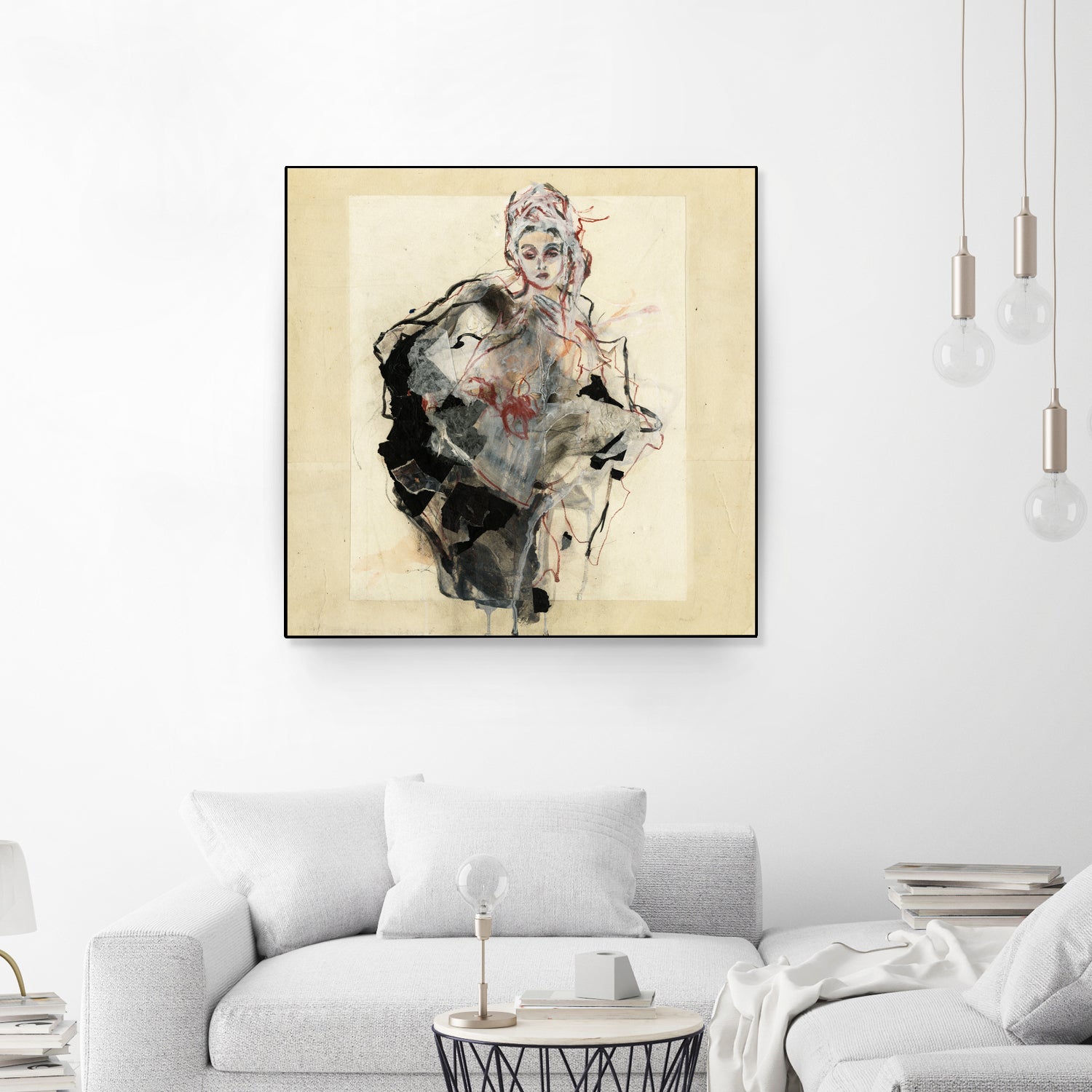 Dynamic Figure Captured by Ute Rathmann on GIANT ART - figurative sketch