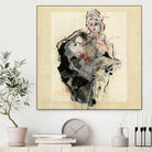 Dynamic Figure Captured by Ute Rathmann on GIANT ART - figurative sketch