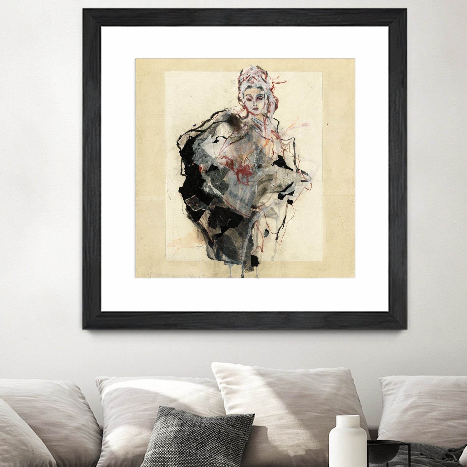 Dynamic Figure Captured by Ute Rathmann on GIANT ART - figurative sketch