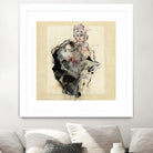 Dynamic Figure Captured by Ute Rathmann on GIANT ART - figurative sketch