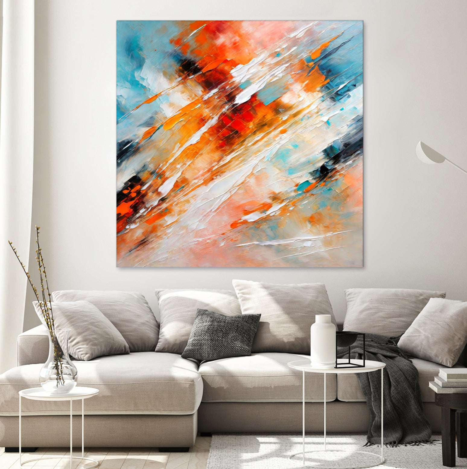 Impressionist Colorful Abstract - Art Print by Alpenglow Workshop