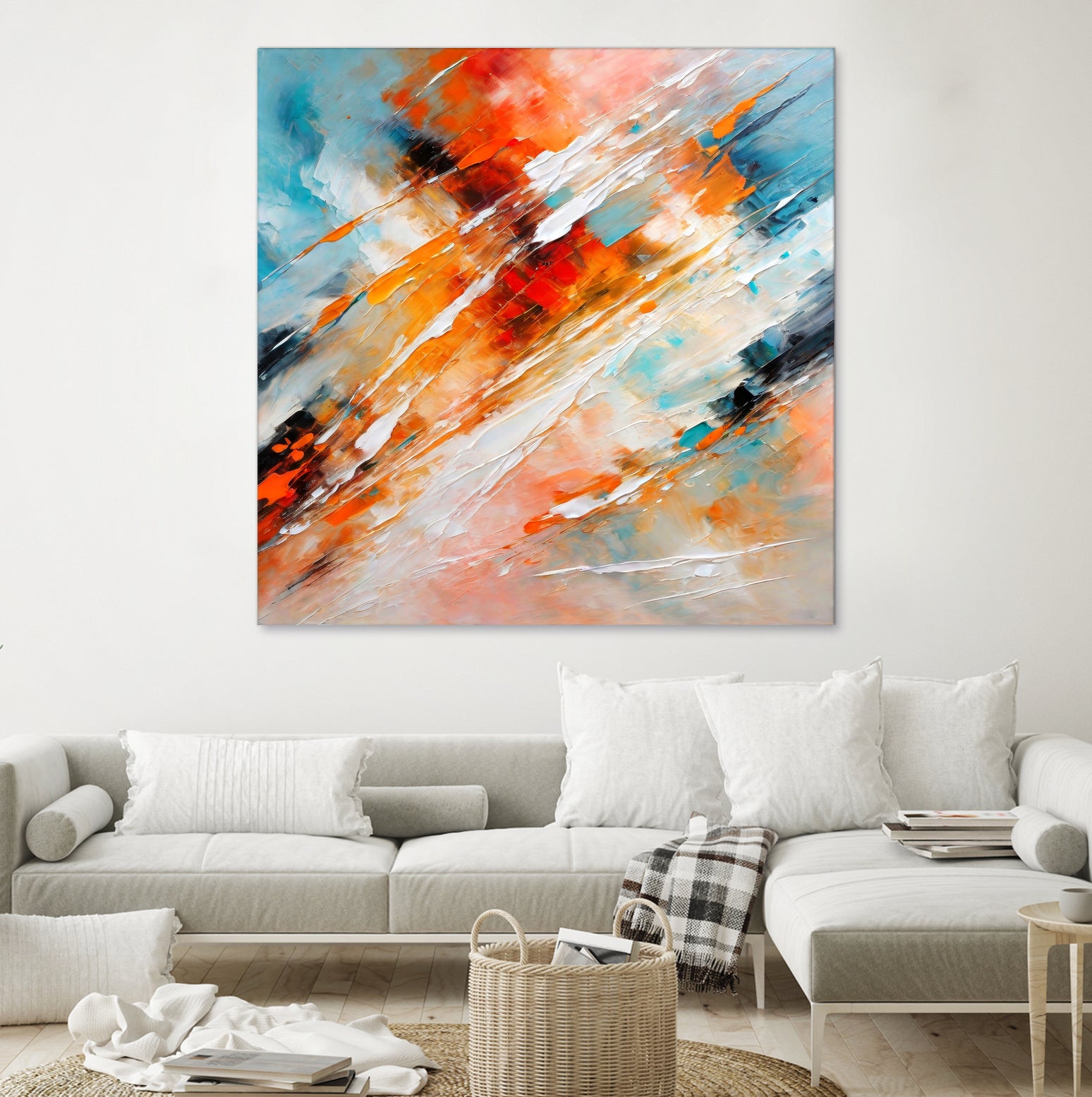 Impressionist Colorful Abstract - Art Print by Alpenglow Workshop