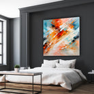Impressionist Colorful Abstract by Alpenglow Workshop on GIANT ART - abstract abstract painting