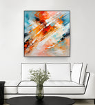 Impressionist Colorful Abstract by Alpenglow Workshop on GIANT ART - abstract abstract painting