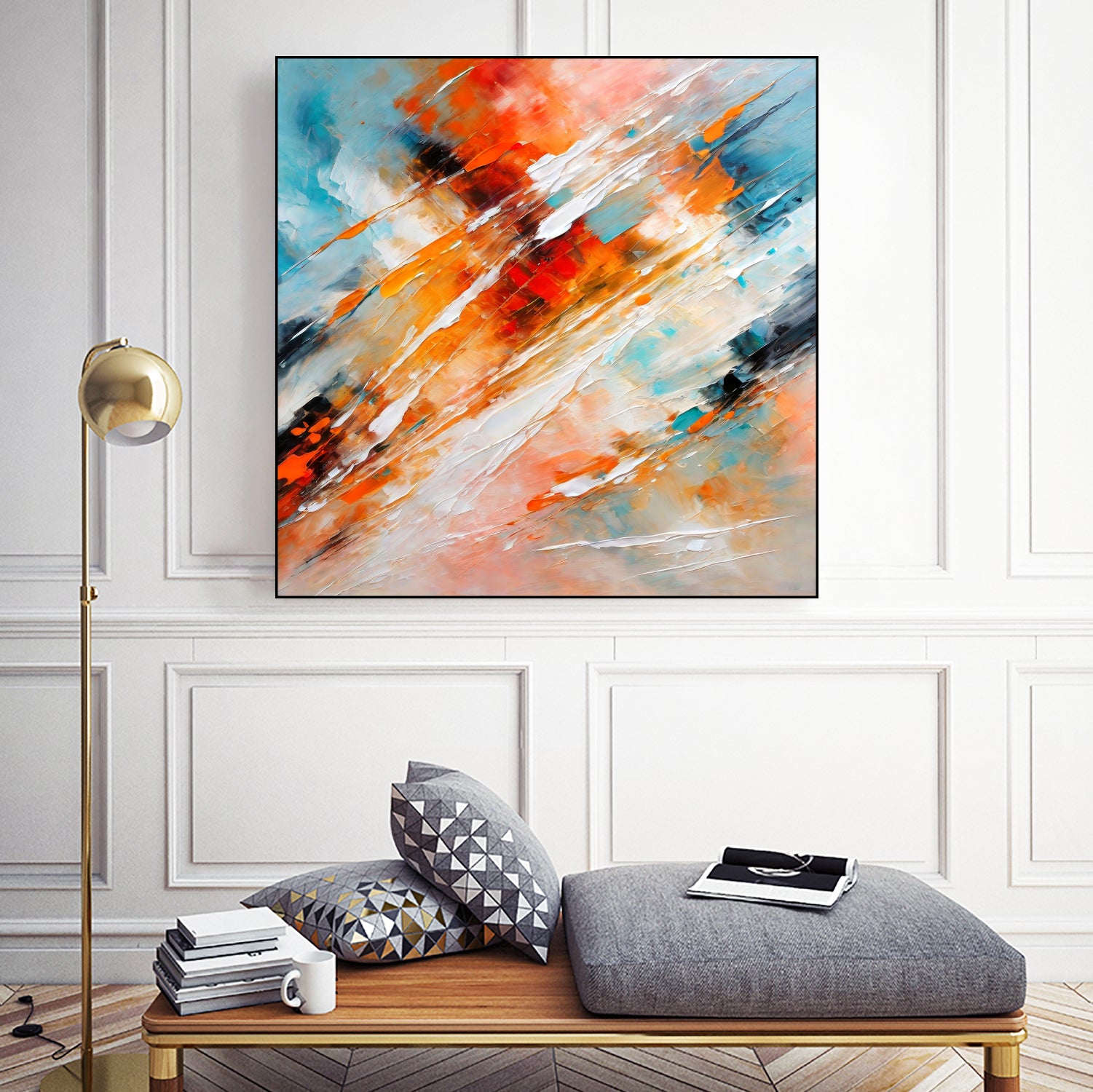 Impressionist Colorful Abstract - Art Print by Alpenglow Workshop
