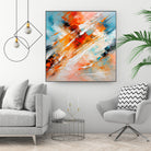 Impressionist Colorful Abstract by Alpenglow Workshop on GIANT ART - abstract abstract painting