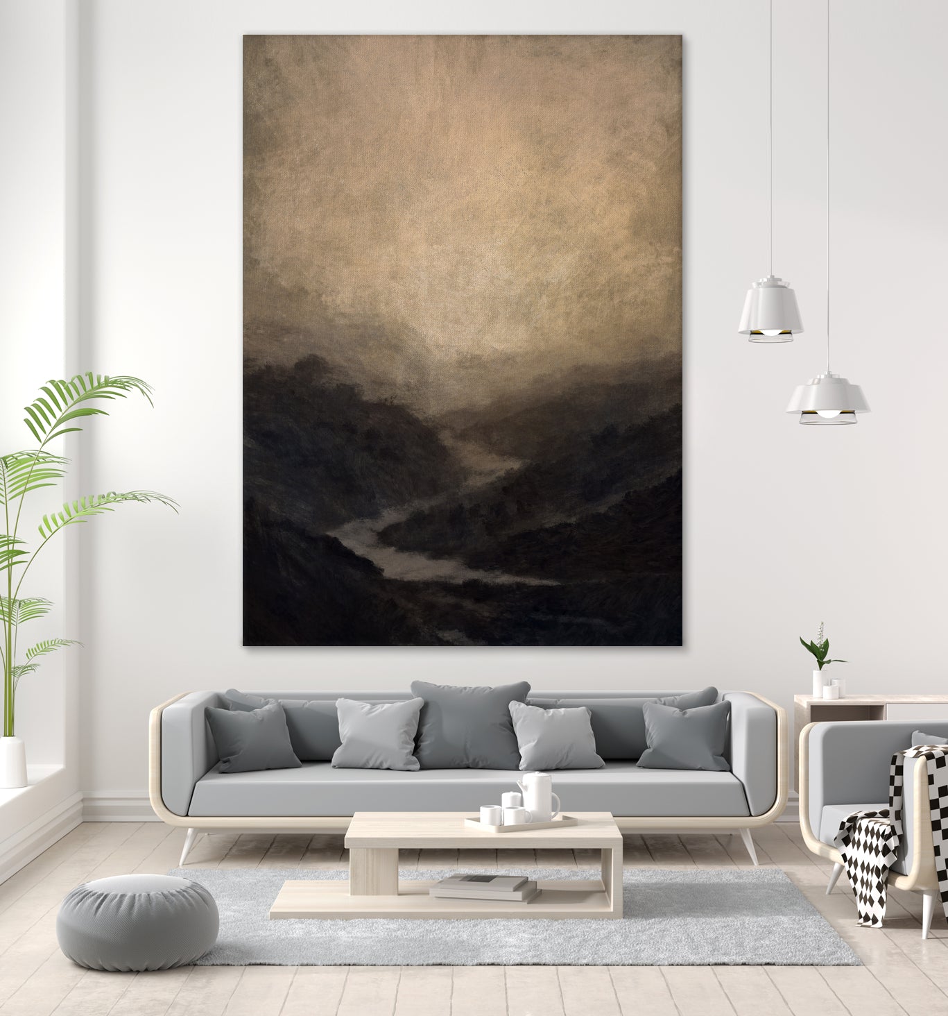 Highland River by Dan Hobday on GIANT ART - nature and landscapes ananwater