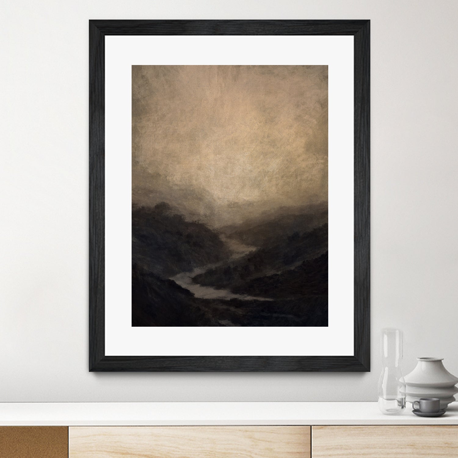 Highland River by Dan Hobday on GIANT ART - nature and landscapes ananwater
