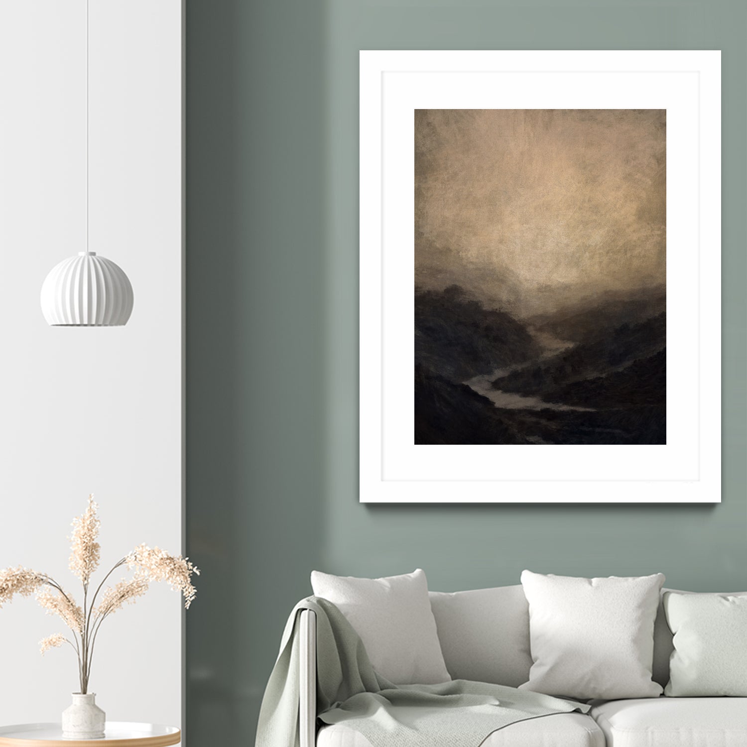 Highland River by Dan Hobday on GIANT ART - nature and landscapes ananwater