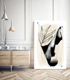 Which Came First by Jilli Darling  on GIANT ART - abstract abstract, bold, white, grey, gray, calm, painting, print,  wallart,  wall art,  energetic, colourful, graphic print, illustration, soft, brush strokes, cute, prints, home decor, beige, black, drawing